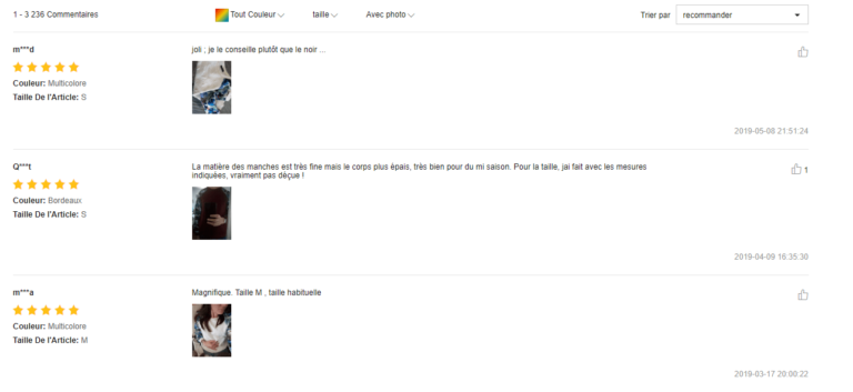 AVIS SUR SHEIN EST CE UN SITE FIABLE visual data 3