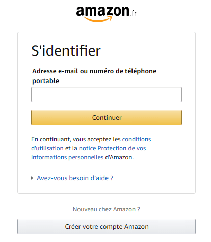 Identification Amazon