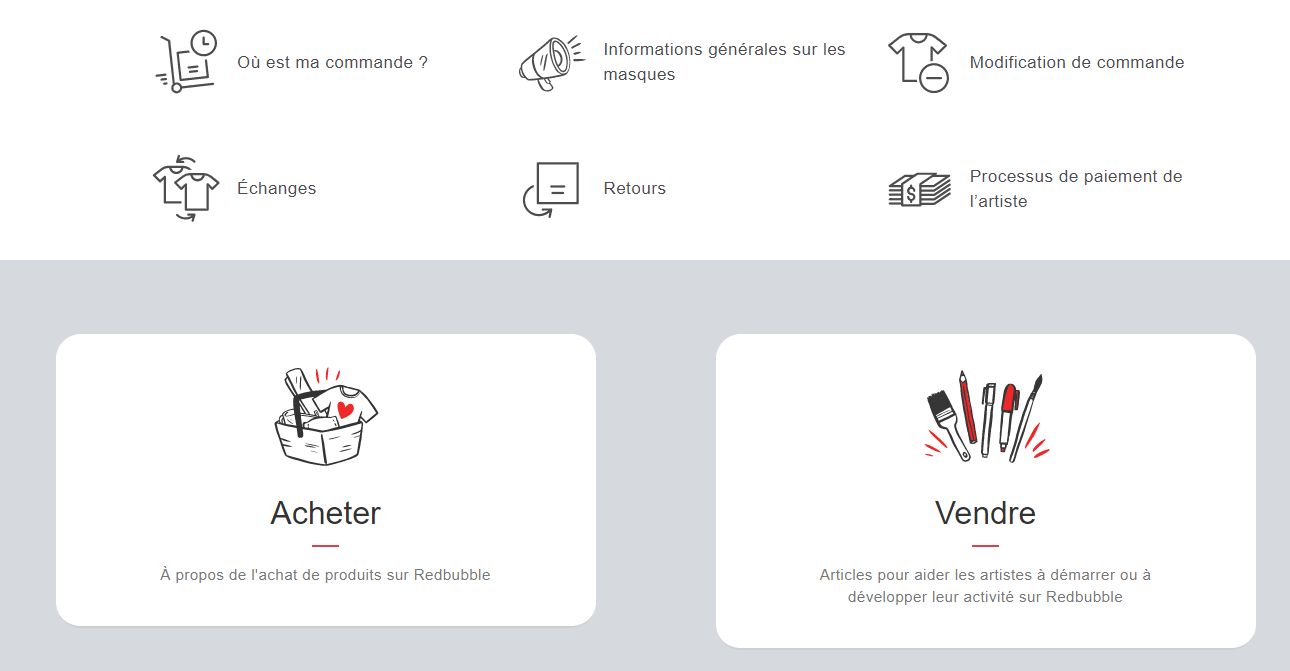 Comment contacter le service client Redbubble ? Quelssont.fr