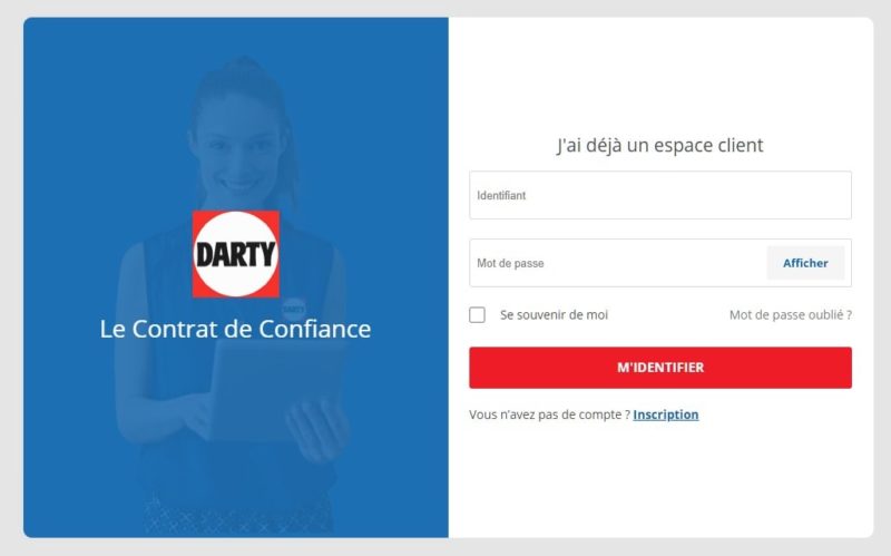 Se connecter Darty