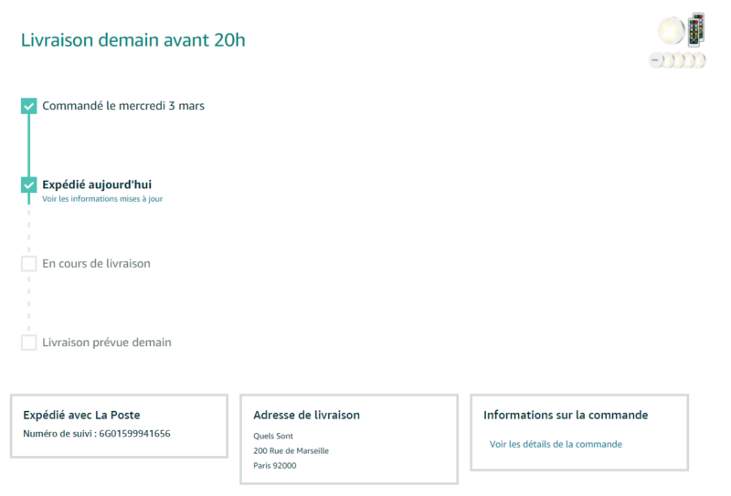 comment suivre ses commandes amazon