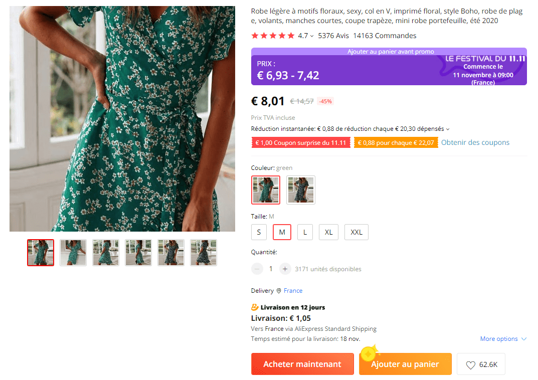Comment choisir sa taille sur Aliexpress ? Quelssont.fr