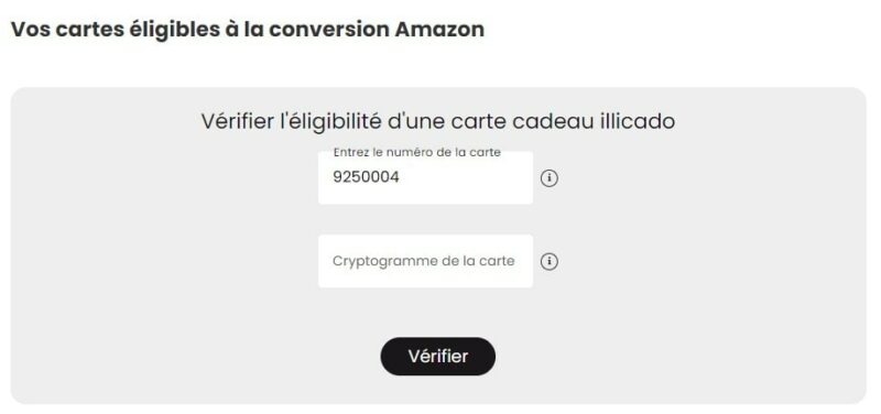 Éligibilité conversion Amazon